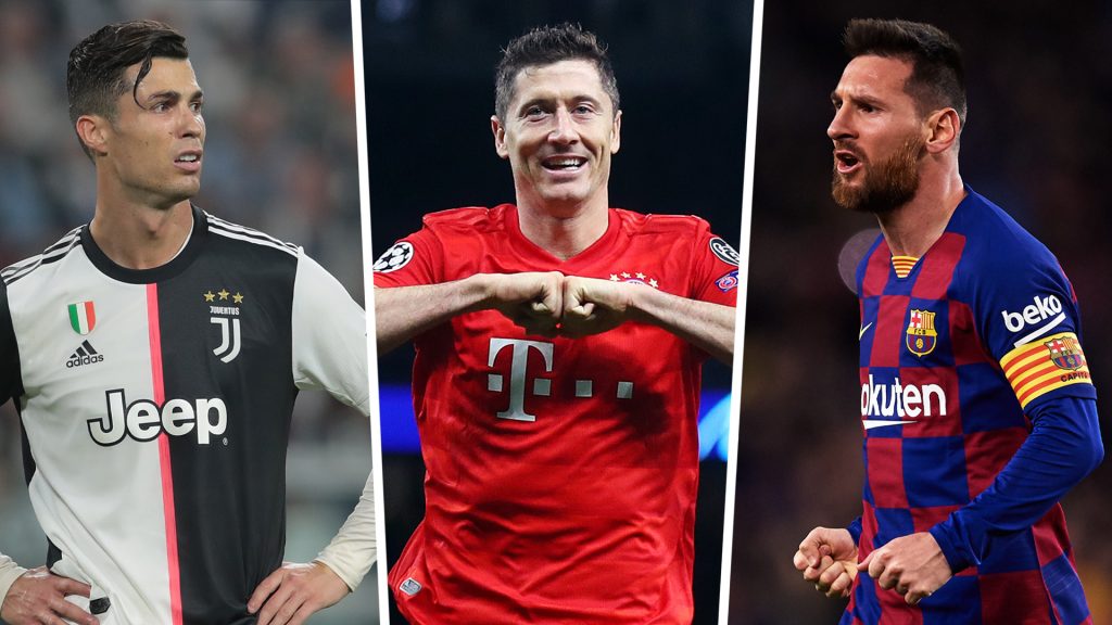 messi ronaldo lewandowski